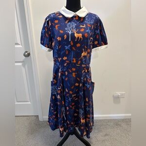 Collectif fall dress size 16